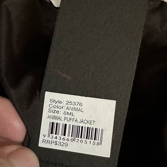 ONE TEASPOON Animal Print Puffer Jacket - Picture 7 of 10